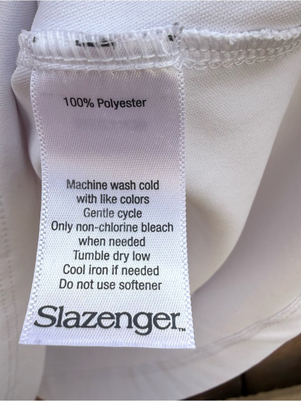 SLAZENGER Golf Women’s White Sleeveless Zip Polo Tropical Print Accents Small - Picture 6 of 11